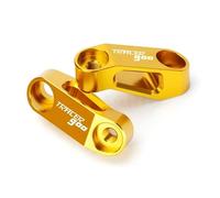 HUISI Adatto for YaMaha TRACER 700 900 TRACER 700GT 900GT Adattatori for estensori specchietti retrovisori, base specchietti retrovisori, staffa di estensione(TRACER 900 Golden)