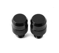HUISI Adatto for Yamaha YZFR3 YZF R3 YZF-R3 2015 2016 2017 2018-2020 Moto Viti in alluminio M10*1.25 Bulloni Tappi for fori specchietti(Black no logo)