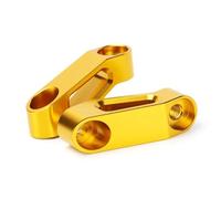 HUISI Estensione specchietto retrovisore for moto adatta for NC750 NC700S NC700X NC750X Adattatore adattatore riser Accessori 2020 2021 2022 2023(No Logo Gold)