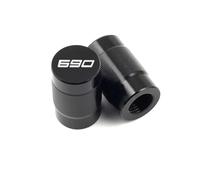 HUISI Fit For KTM 690 SMC R Duke 690SMC-R 690duke 2009-2016 2019 2020 2021 2022 Moto M10 Forcellone Bobine Slider Stand Vite 2PCS(Valve caps-black)