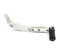 HUISI Leva del freno posteriore for moto, pedane, adatta for FB Mondial Hipster HPS 125 300 HPS125 HPS300, adatta for Aprilia CR150, accessori(Silver)