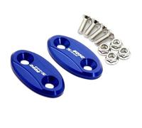 HUISI Misura for BMW S1000RR S 1000RR 2009 2010 2011 2012 2013 2014 2015 2016 2017 2018 Moto Parabrezza Specchietto retrovisore Copertura del foro(Blue)