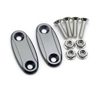 HUISI Misura for CBR 600RR 2004 2005 2006 2007 2008 2009 2010 2011 2012 2013 2014 2015 2016 Copertura del foro dello specchietto retrovisore del motociclo(Titanium No logo)