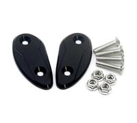 HUISI Misura for CBR1000RR CBR 1000 RR 2008-2017 Copertura della base dello specchio retrovisore del motociclo Parabrezza Drive Eliminator Copertura del foro dello specchio(Black No logo)