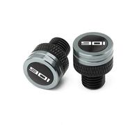 HUISI Misura for Husqvarna Svartpilen 401 250 701 Vitpilen 250 Norden 901 2018-2025 Moto CNC Specchi Tappo Foro Viti Tappi Filo bullone(Titanium 901)