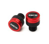 HUISI Misura for Husqvarna Svartpilen 401 250 701 Vitpilen 250 Norden 901 2018-2025 Moto CNC Specchi Tappo Foro Viti Tappi Filo bullone(Red 901)
