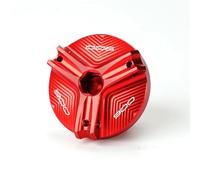 HUISI Misura for Kawasaki Z900 Z900 Z 900 2018-2021 2020 Accessori Moto Coperchio del cilindro del freno anteriore Tappo del serbatoio del fluido Tappo dell'olio(Red)