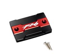 HUISI Misura for Yamaha FZ6 FZ-6 ZF6N FZ6R FZ6S Moto Freno Anteriore Tappo del Serbatoio del Liquido E Tappo di Riempimento Del Motore Accessori di Protezione(Red)