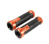 HUISI Motorcycle handlebar grip CNC PVC Anti-Skid handle bar Motorbike grips End Fit For Yamaha FZ 6 FZ6R FZ6 Fit For FAZER 2004-2015 2005 2006(Orange)