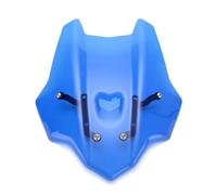 HUISI Parabrezza Parabrezza Adatto for Yamaha FZ10 MT10 FZ-10 MT-10 Deflettore Vento Moto Carenatura Schermo FZ MT 10 Con Staffe(Blue Windshield)