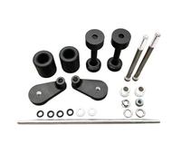 HUISI Slider Telaio Neri For Moto No Cut, Protezione Anticaduta, Adatti For Kawasaki Ninja 250R 250 R 2008-2009 2010 2011 2012 2013(Black)