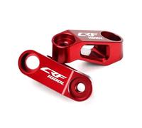 HUISI Staffa adattatore for estensione specchietto retrovisore laterale adatta for Africa Twin CRF1100L CRF1000L CRF 1000 1100 Accessori for moto(CRF1000L Red)