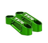 HUISI Supporto di montaggio for estensione specchietto retrovisore moto M8/M10 adatto for KTM 350 300 Exc Tpi Six Days 250 300 Xc Tpi 150 250 Xcw Xc W Tpi(GREEN)