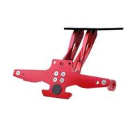HUISI Supporto for targa for moto, eliminatore di parafango posteriore con accessori luminosi, adatto for SUZUKI GSX250R GSX250 GSX 250R(B Aluminum Red)