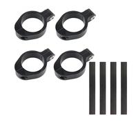 HUISI Supporto for tubo forcella anteriore CNC for moto da 33-58 mm, morsetto di supporto for faro, adatto for Harley Cafe Racer, universale(Fit 45-49mm)