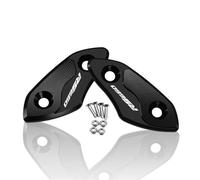 HUISI Tappo dello specchio del parabrezza Eliminatori guidati Coperchio foro adatto for RS660 RSV4 1100 Accessori moto di fabbrica(Black RS660)