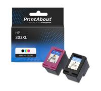 Huismerk HP 303XL (3YN10AE) Inktcartridge Zwart + 3 kleuren Multipack Hoge capaciteit