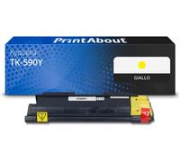 Huismerk Kyocera TK-590Y Toner Geel