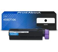Huismerk OKI 45807106 Toner Zwart