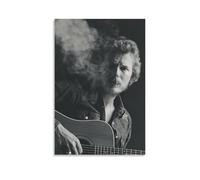 HUIWREYWQRO Gordon Lightfoot, poster artistico da parete per soggiorno, camera da letto, decorazione artistica da parete su tela, 30 x 45 cm, senza cornice