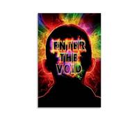 HUIWREYWQRO Poster artistico da parete con scritta "Enter The Void", decorazione artistica da parete per soggiorno, camera da letto, 40 x 60 cm, senza cornice