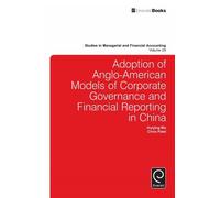 Huiying Wu Chri Adoption of Anglo-American models of corporat (Copertina rigida)