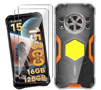 HuiYouMY Cover per Cubot KingKong Power 5 (6.88") con 2 Pezzi Pellicola Protettiva in Vetro Temperato, Trasparente Custodia Silicone Morbida TPU Ultra-Sottile AntiGraffio Antiurto Case - Clear
