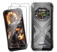 HuiYouMY Cover per Oscal Tank 1 (6.78") con 2 Pezzi Pellicola Protettiva in Vetro Temperato, Trasparente Custodia Silicone Morbida TPU Ultra-Sottile AntiGraffio Antiurto Case - Clear