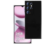 HuiYouMY Cover per Oukitel C61/Oukitel C61 Pro Custodia, Morbida Silicone Protettivo Custodia, AntiGraffio Antiurti, Black TPU Case Custodia (6.88") - Nero