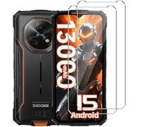 HuiYouMY Vetro Temperato per Doogee Fire 7, Piena copertura, Pellicola protettiva in Vetro Puro, Prevenzione dei graffi, Anti-impronte [6.6", Durezza 9H, Spessore 0,3MM 2 Pack]