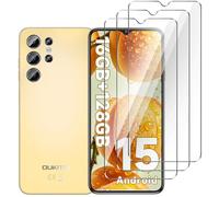 HuiYouMY Vetro Temperato per Oukitel C1/Oukitel C1 Pro/Oukitel C2, Piena copertura, Pellicola protettiva in Vetro Puro, Prevenzione dei graffi, Anti-impronte [6.52", Durezza 9H, Spessore 0,3MM 3 Pack]