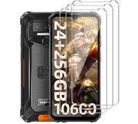 HuiYouMY Vetro Temperato per Oukitel WP23/WP23 Pro/WP23 Plus, Piena copertura, Pellicola protettiva in Vetro Puro, Prevenzione dei graffi, Anti-impronte [6.52", Durezza 9H, Spessore 0,3MM 3 Pack]