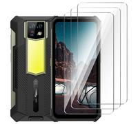 HuiYouMY Vetro Temperato per Ulefone Armor 24, Piena copertura, Pellicola protettiva in Vetro Puro, Prevenzione dei graffi, Anti-impronte [6.78", Durezza 9H, Spessore 0,3MM 3 Pack]