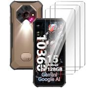 HuiYouMY Vetro Temperato per Ulefone Armor X16, Piena copertura, Pellicola protettiva in Vetro Puro, Prevenzione dei graffi, Anti-impronte [5.56", Durezza 9H, Spessore 0,3MM 3 Pack]