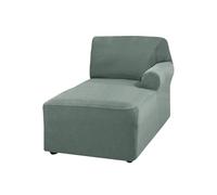HUIZHENSHENG Modern Polar Fleece Sectional Sofa Slipcover,Jacquard Chaise Lounge Cover,Stretch Left/Right Armchair Cover for Loveseat L Shaped Sofa(Size:Least CHAISH Last LAUNGE,Color:Green Beans)