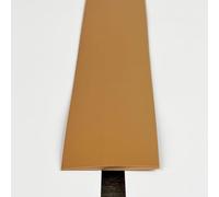 HUIZHENSHENG Striscia di transizione per pavimenti in PVC, divisore autoadesivo per soglia (dimensioni: 7,6 cm x 400 cm, colore: marrone)