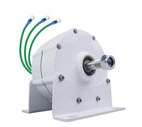 HUIZHITENGDA 220v,Generatore di Magneti Permanenti Senza Ingranaggi 5000W 12V 24V 48V 220V Alternatore Permanente A Bassa velocità Domestico A 3 Fasi per Turbine Eoliche E Turbine Ad Acqua (con Base)