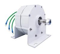 HUIZHITENGDA 220v, Kit generatore Eolico Verticale 12V 24V 48V 220V a 3 Fasi, alternatore turbina eolica da 9000W con generatore a Magnete Permanente e Controller per turbina eolica idrica