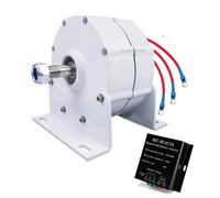 HUIZHITENGDA 48v, Generatore da 16000W PMG Generatori a Magnete Permanente, velocità del Vento Nominale 12M/S 12V/24V per Turbina Eolica Fai-da-Te Orizzontale