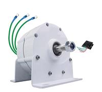 HUIZHITENGDA Con Base 3000W Generatore di Magneti Permanenti 48V 24V 12V 220V Generatori Trifasici Basso Giro al Minuto Alternatore Senza Ingranaggi Adatto per L'energia Idraulica/Eolica,220v