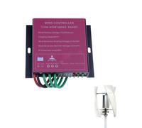 HUIZHITENGDA Controller di Carica Eolica MPPT 10A-40A 12V 24V 48V, Regolatore da 19000W per Generatore Eolico, Alternatore di Mulino a Vento, Caricabatterie (Rosso),12v