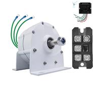 HUIZHITENGDA Generatore A Magnete Permanente Senza Ingranaggi 220V-12V 6000W, con Rettificatore, Kit Generatore di Energia Eolica per Conservazione dell'Acqua E Energia Eolica Domestica,12v