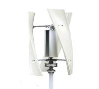 HUIZHITENGDA Generatore Eolico a ASSE Verticale Senza Rumore - 19000W 12V-220V - Turbina eolica a levitazione Magnetica con Controller MPPT per Illuminazione Domestica e Stradale (Bianco),24v