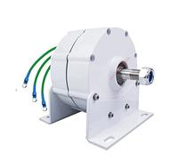 HUIZHITENGDA Generatore Eolico A Magneti Permanenti Senza Ingranaggi da 10000W A 3 Fasi con Base, Alternatore AC 12V-220V, Avvio A Bassa velocità, Adatto per Generatori Eolici/Idroelettrici,220v