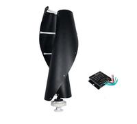 HUIZHITENGDA Kit Generatore Eolico da 4000W, Generatore A Vento Maglevs 12V 24V 48V 220V con Controller, Generatore A Mulino A Vento A 2 Pale A Spirale per Barche, Terrazze, Case di Campagna,220v