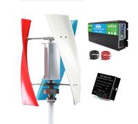HUIZHITENGDA Kit Generatore Eolico Verticale 15000W 12V-220V