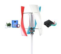 HUIZHITENGDA Kit Generatore Eolico Verticale A 3 Pale 12000W