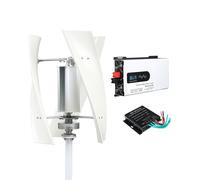 HUIZHITENGDA Kit generatore Eolico Verticale da 6000 W 3 Pale