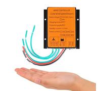 HUIZHITENGDA Regolatore di Carica MPPT da 1200 W, per turbina eolica 12 V 24 V Auto 48 V Regolatore di energia eolica a Bassa velocità del Vento Controller Ibrido Eolico-Solare (Giallo),48v