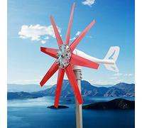 HUIZHITENGDA Turbina Eolica a ASSE Verticale 12V/24V Generatore Eolico Portatile 10000W Pale in Lega di Alluminio e Prestazioni Efficienti per la Sostenibilità,220v